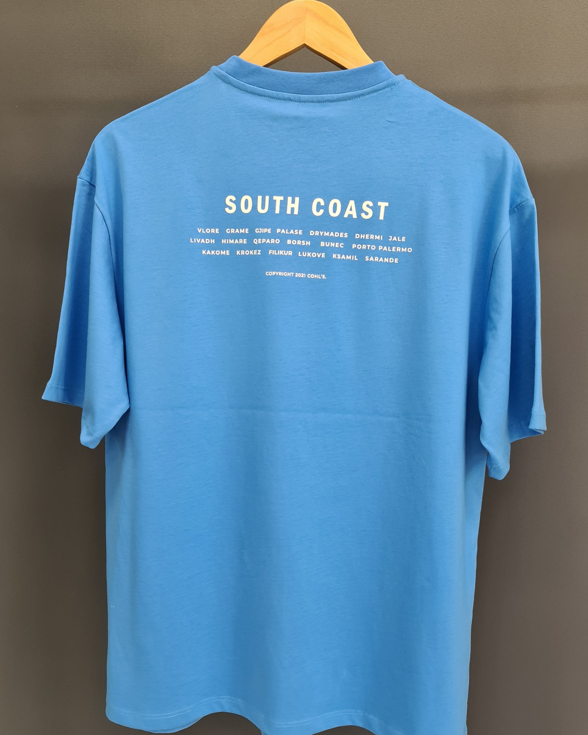 "South Coast" Sky T-shirt - C241025