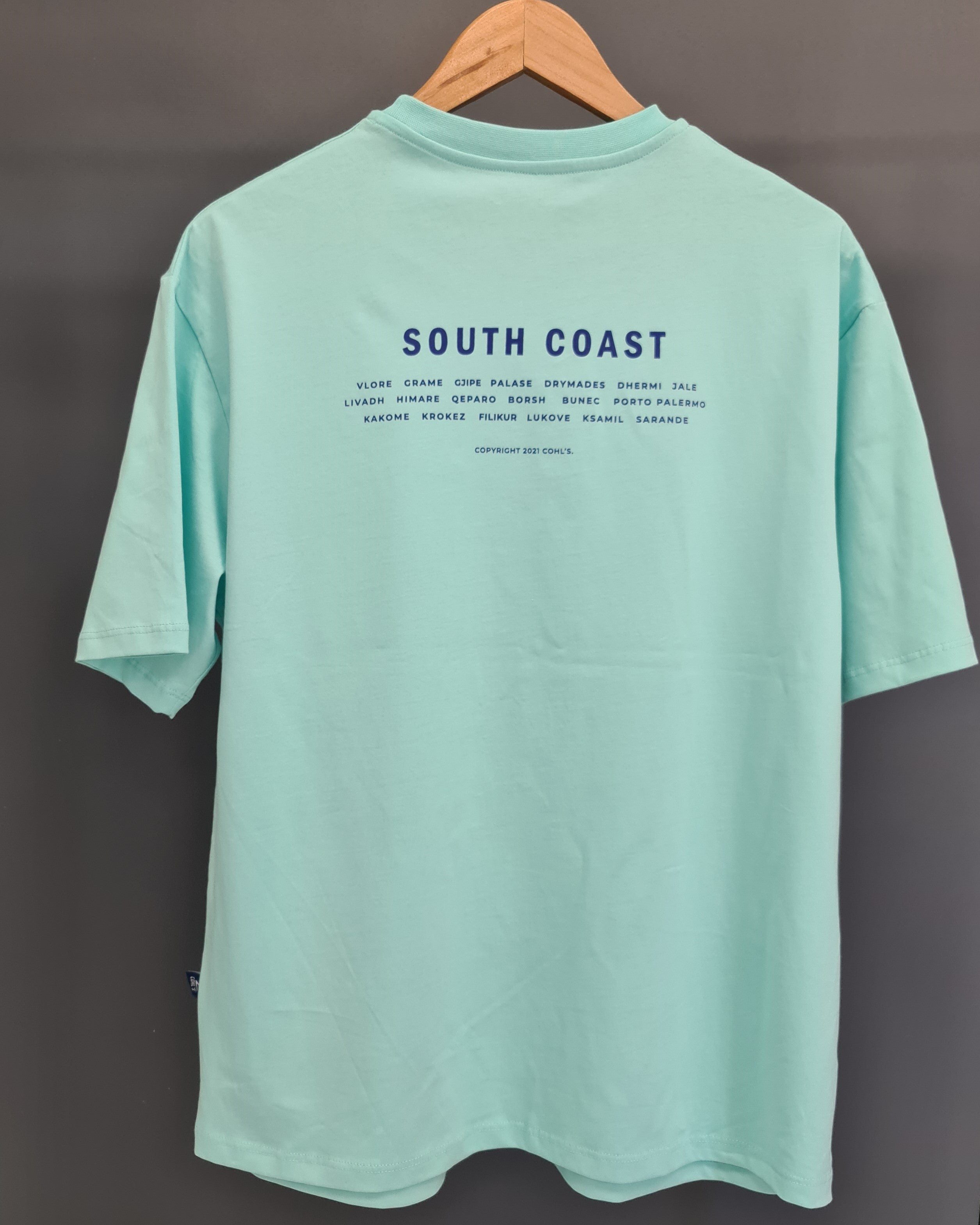 "South Coast" Mint T-shirt - C241025