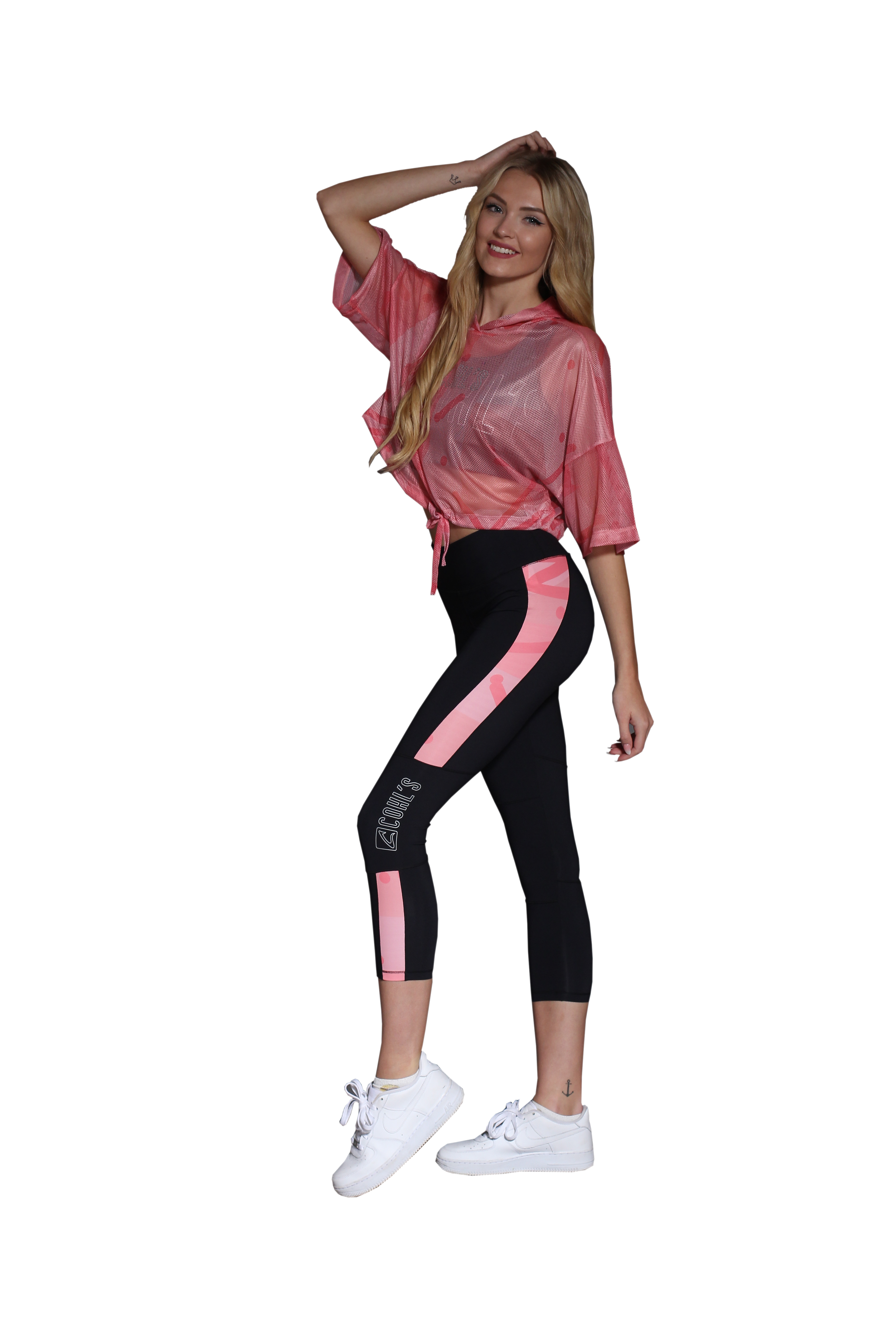 Geo Rose Leggings 3/4 lenght-C120005