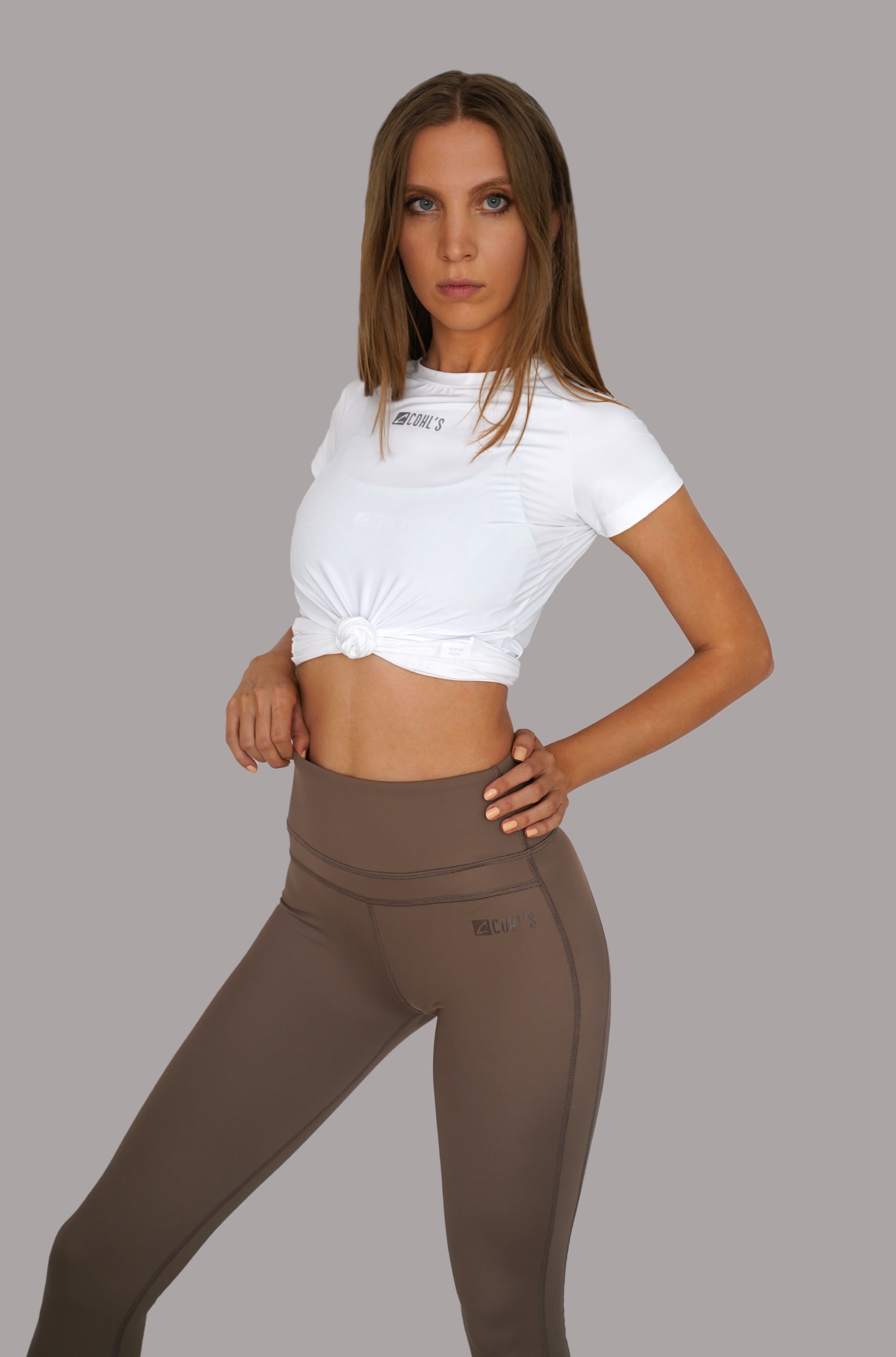 Basic Leggings in Stone Minimal - C122010