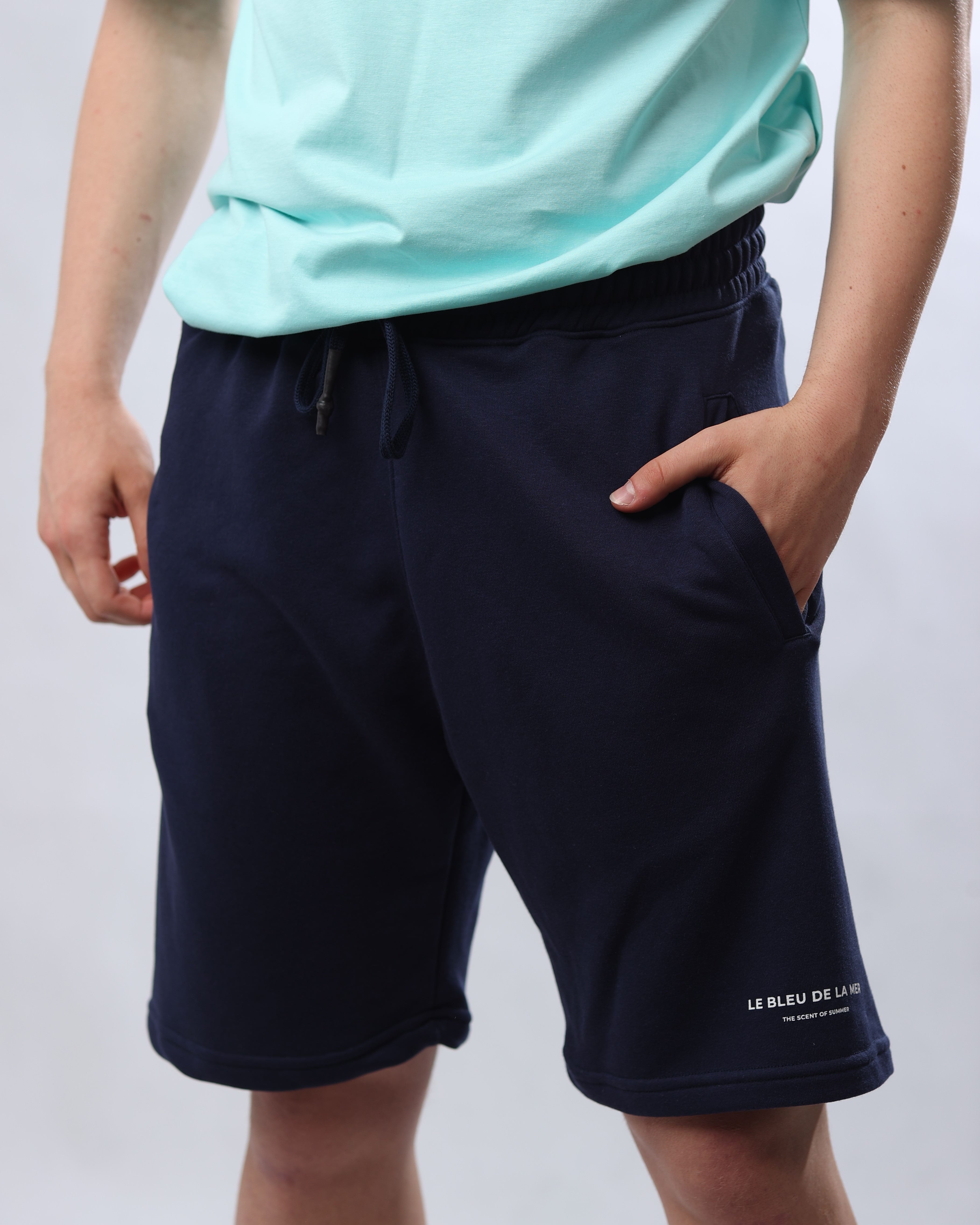 "Le Bleu" Navy Shorts for Men - C210012