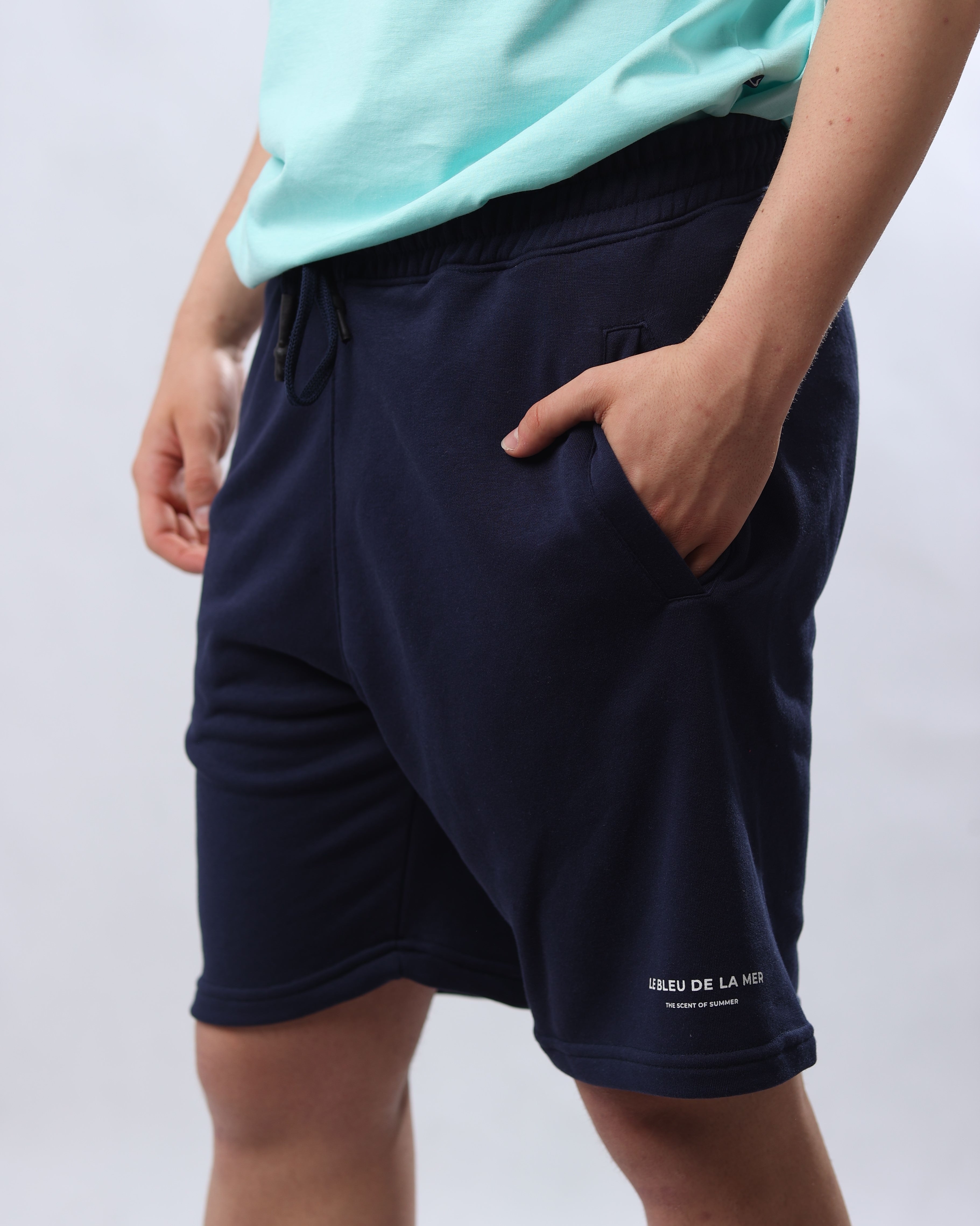 "Le Bleu" Navy Shorts for Men - C210012