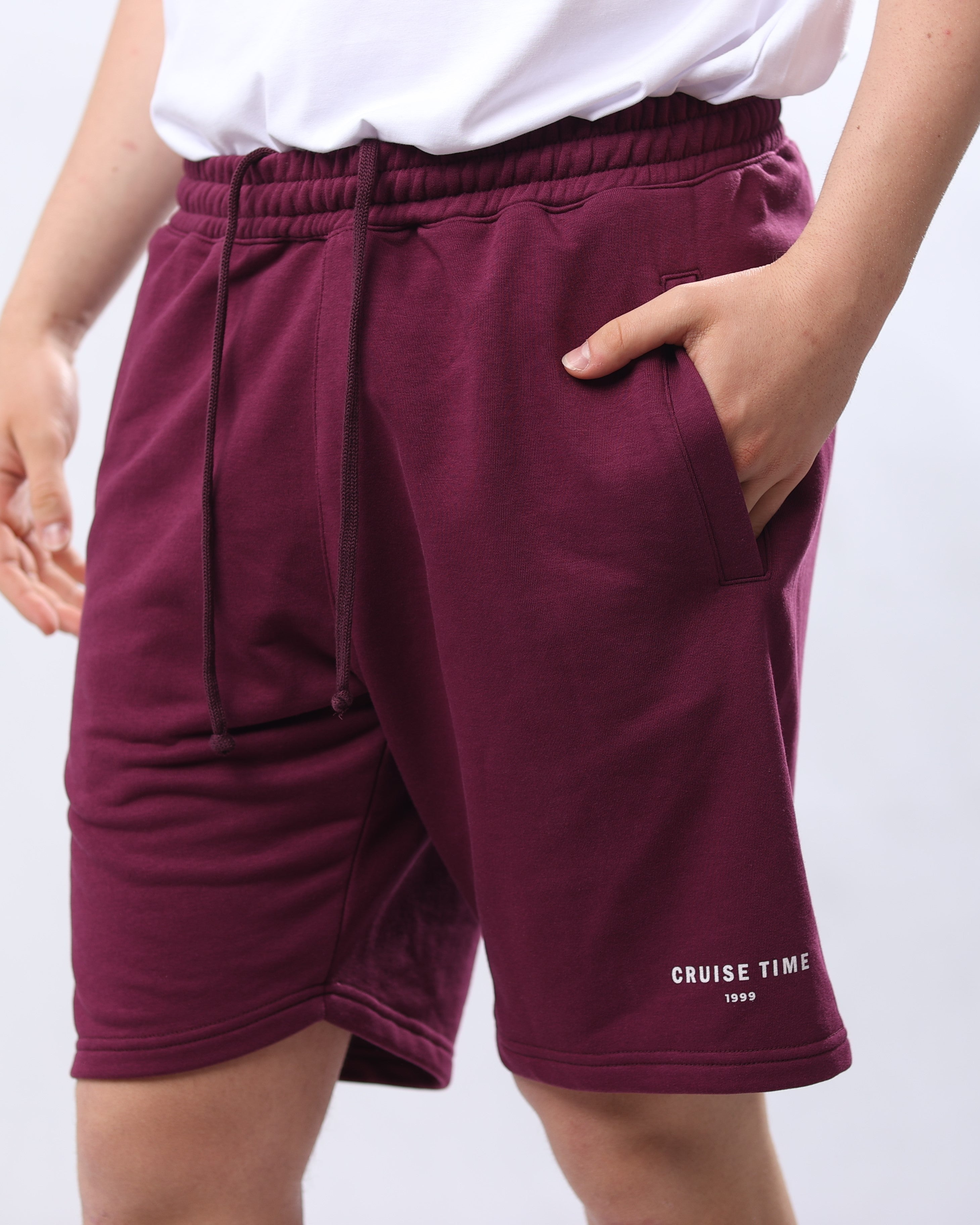 "Cruise Time" Purple Shorts for Men - C210012