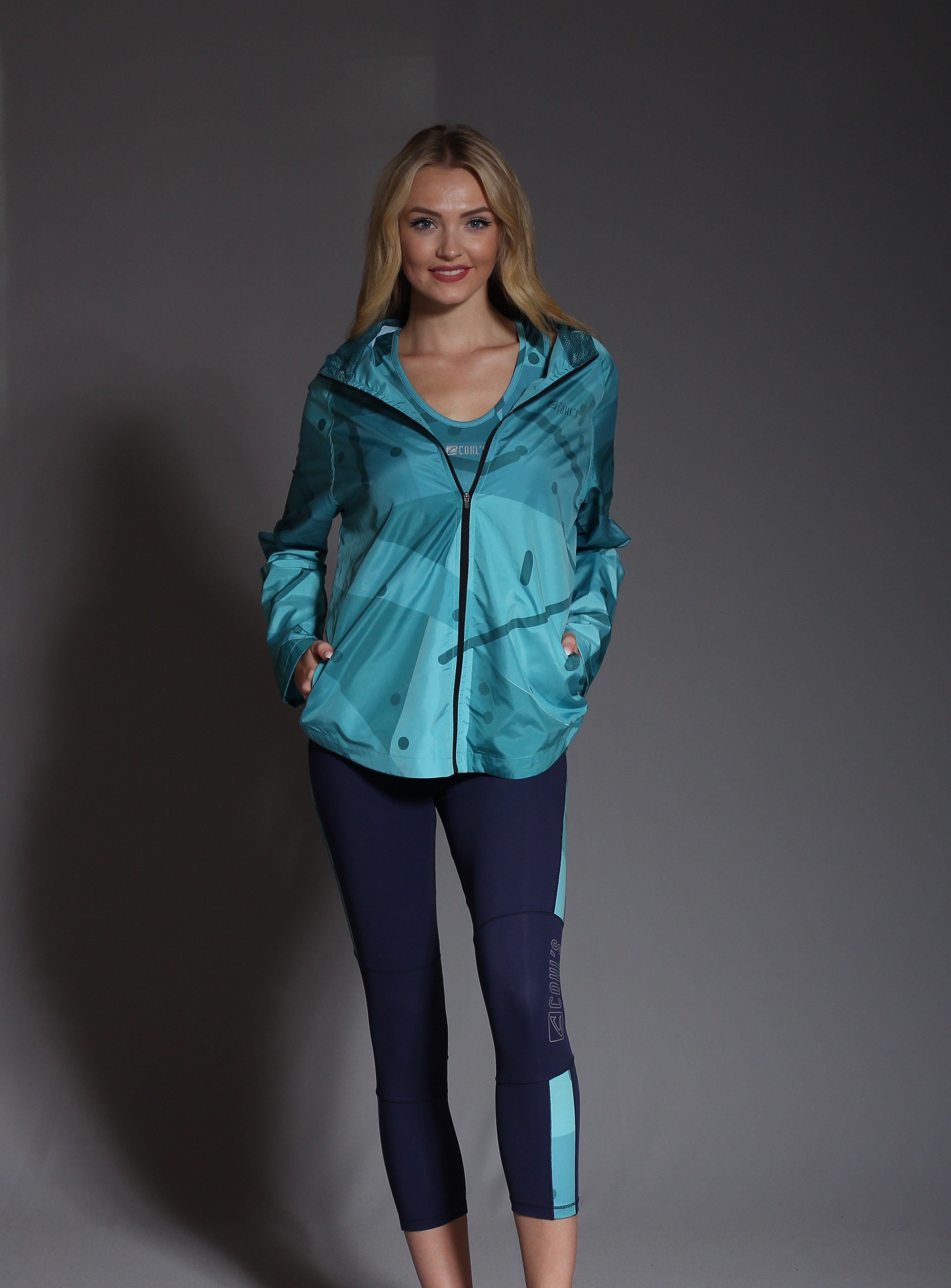 Pine Windbreaker Geo Jacket for Women - C172013