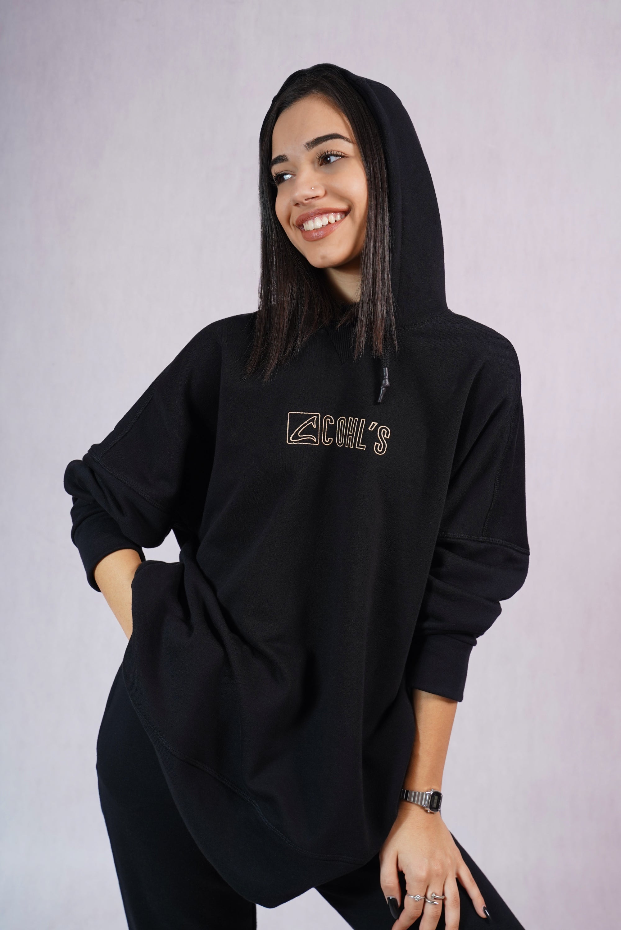 Hoodie BLACK n'GOLD - C162003