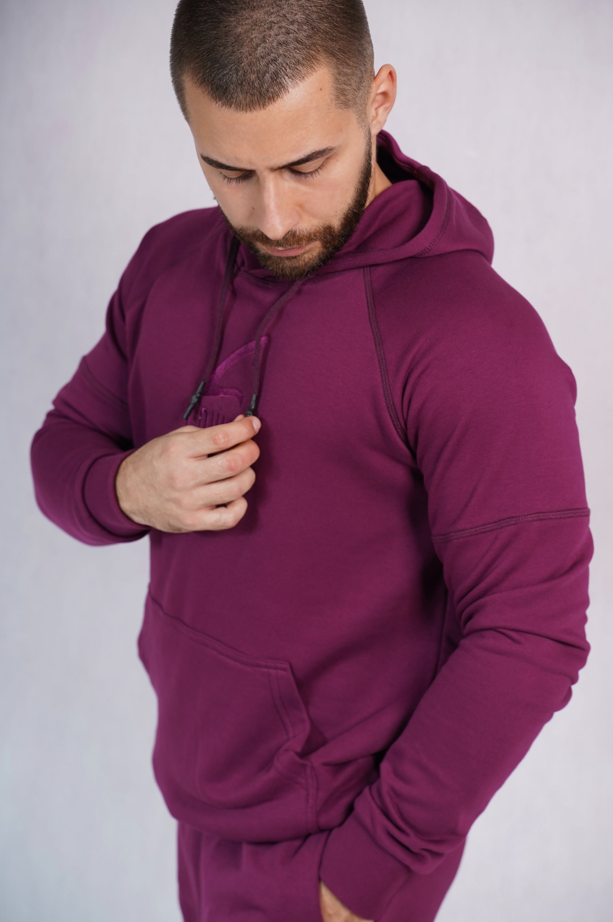 Purple Hoodie for Men  - C262021