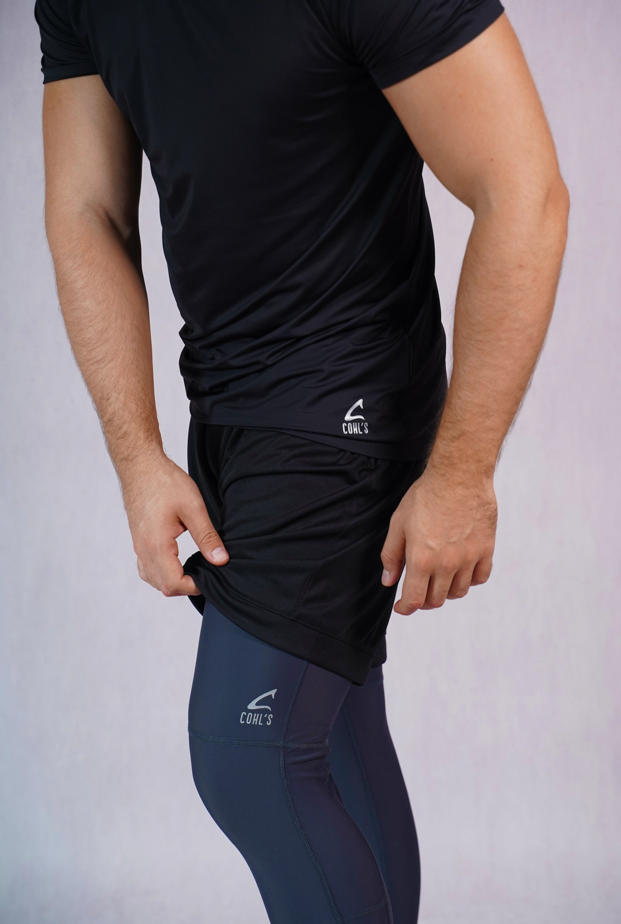 Men Leggings in Dark Grey - C222000