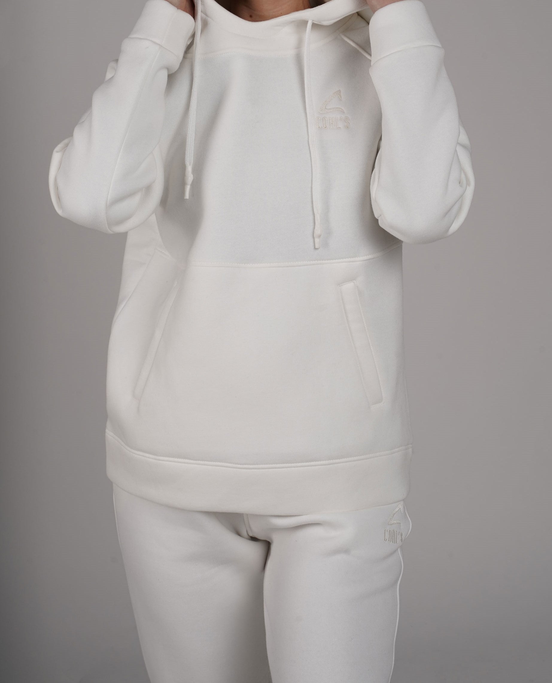 Milky Hoodie with Side Pockets - C162025