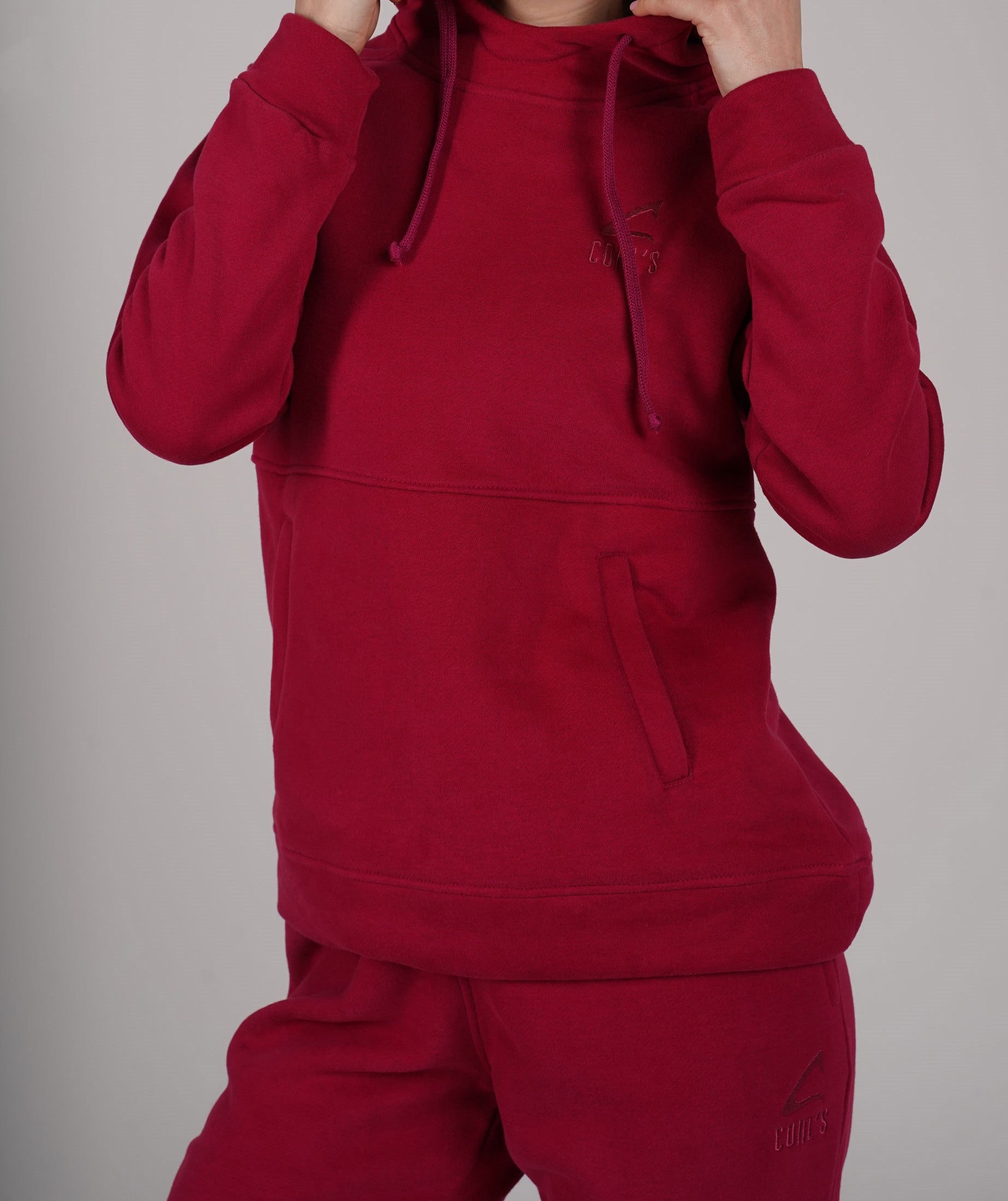 Cherry Hoodie With Side Pockets-C162025