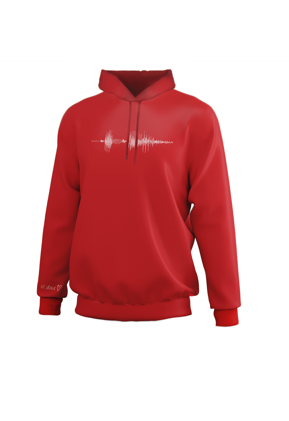 "TE DUA" Frequency Red Hoodie