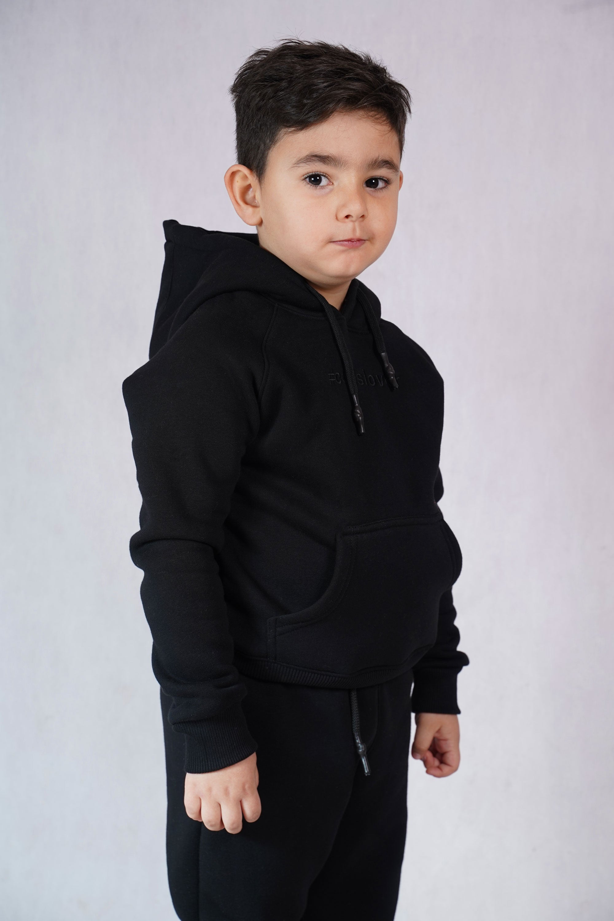 Black Tracksuit for Kids