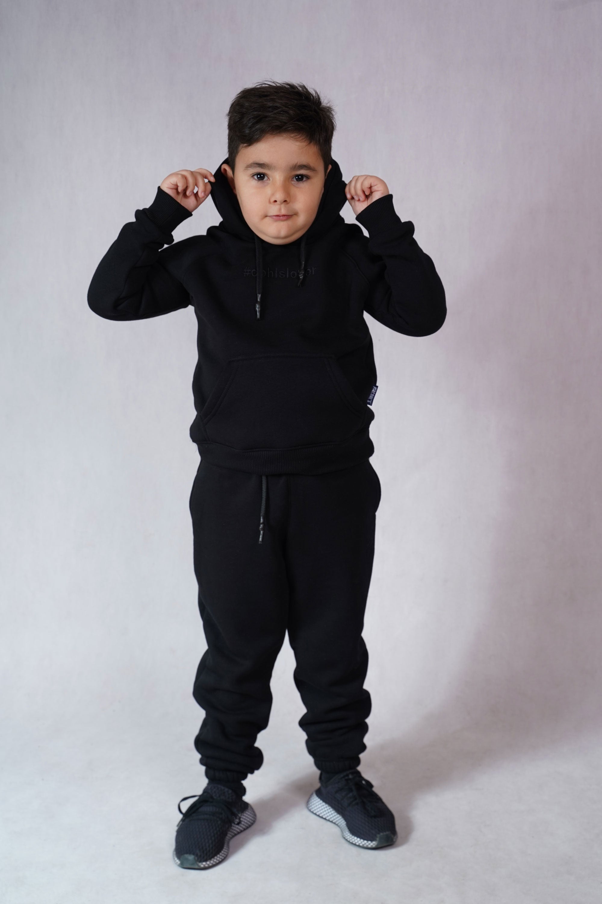 Black Tracksuit for Kids